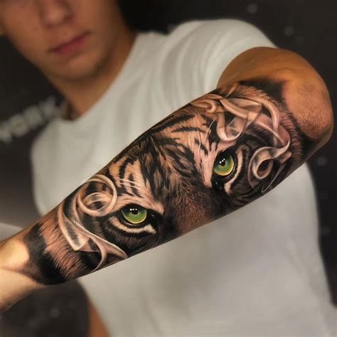 Green Eyed Tiger By Orlando Pineda An Artist At United Ink Sweden In