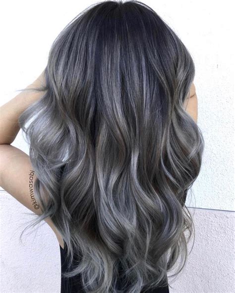 Pin By Micaela Cancino On Cabello Grey Hair Dye Charcoal Hair Grey