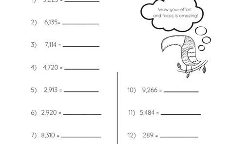 Place Values Worksheet Rounding To The Nearest 10 Little Sprout Art