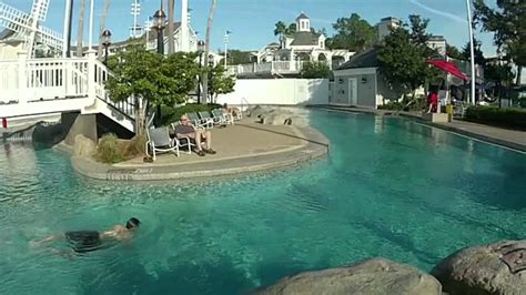 disney s yacht and beach club resort stormalong bay pov pool tour including slide lazy river