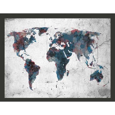 East Urban Home World Map On The Wall 309cm X 400cm Wallpaper