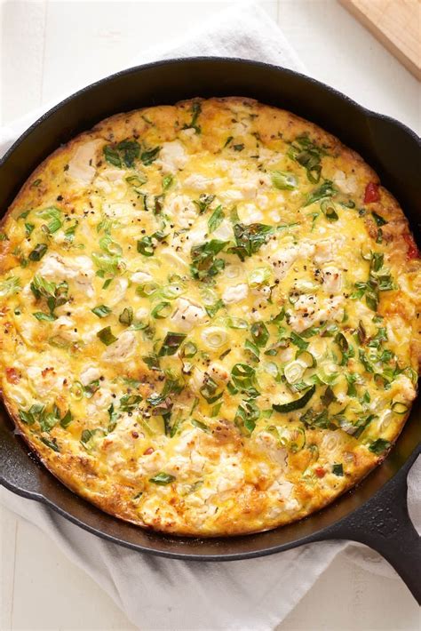 The Easiest Cheese And Vegetable Frittata Recipe Frittata Recipes