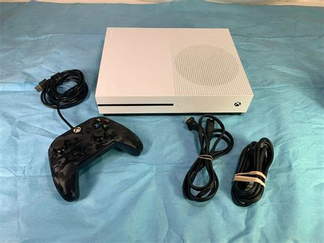 White Microsoft Xbox One S 1681 1tb Gaming Console Guaranteed To Work
