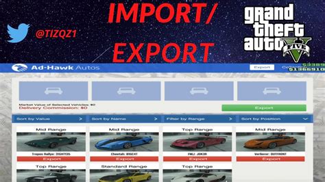 Grand Theft Auto 5 Importexport Ep 1 Youtube