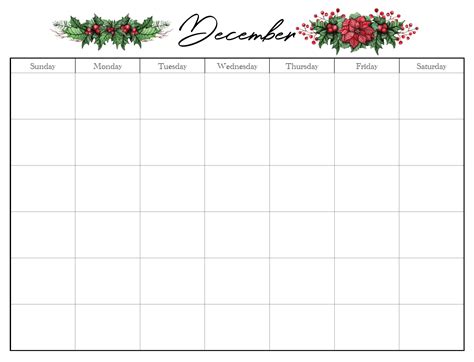 Printable Seasonal Calendars