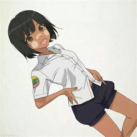 Anime Girl With Light Brown Skin