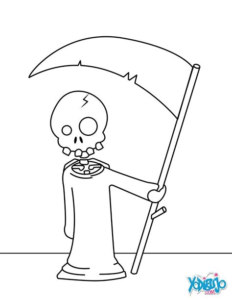 Ver más ideas sobre ilustraciones, arte erótico, dibujos. Dibujos para colorear la muerte con su guadaña - es ...