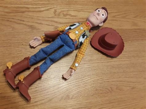 Toy Story Sheriff Woody With Removable Hat Ebay