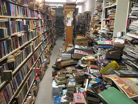 The Shelves Of A Local Used Book Store Rbookshelf