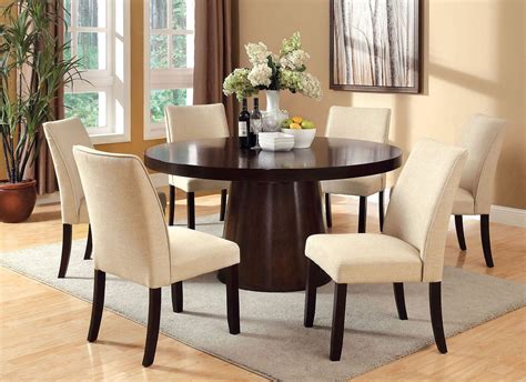 Havana Round Dining Room Set W Cimma Chairs Casual Dining Sets