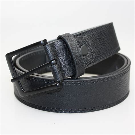 2015 fashion solid mens belts luxury brand design 105cm PU leather belt ...