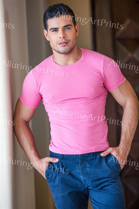 Rico Marlon Photo Print Sexy Male Model Man Shirtless X Etsy