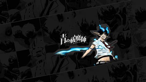 Ao No Exorcist Youtube Banner Black W Logo By Geludragon On Deviantart