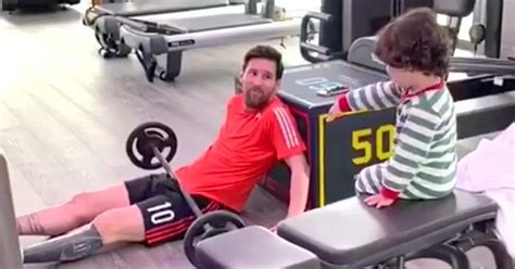 Inside Lionel Messi S Home Gym As Barcelona Star Shares Isolation Workout Routine Daily Star