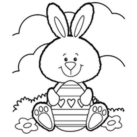 Dltk's crafts for kids easter coloring pages and tracer pages. Easter Bunny With Eggs Coloring Page - Part 4