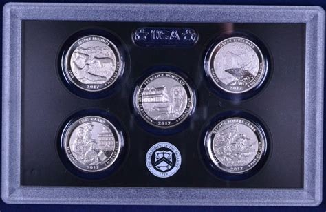 2017 Us Mint 225th Anniversary Enhanced Uncirculated Coin Set