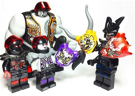 Lego Ninjago Oni Mask Killow Minifigure Town