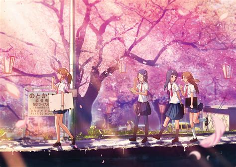 1080p Japanese Anime Cherry Blossom Wallpaper 55 Japanese Cherry