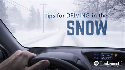 Tips For Driving In The Snow Youtube