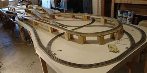 Michaels 11x27 Foot O Gauge Lionel Layout Two Years Of Trial And