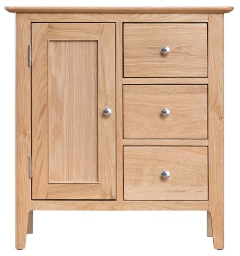 Large Cupboard 1 Door 3 Drawer Oslo Dining And Occasional Range