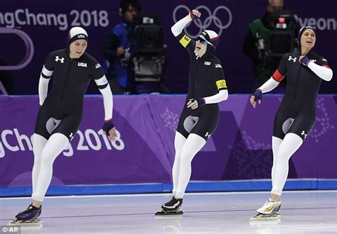 Team Usa Speed Skater Uniforms Criticized For Crotch Patch Daily Mail
