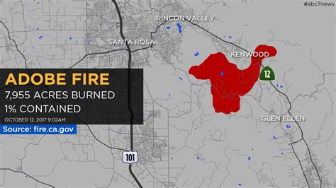 Maps A Look At Each Fire Burning In The North Bay