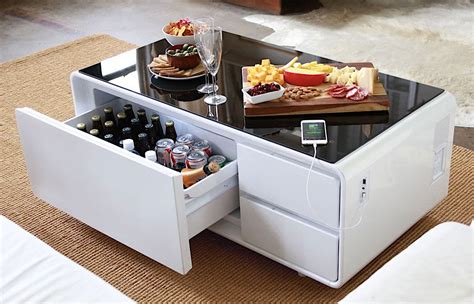 This coffee table has everything you need and then some for parties, movie nights, game nights and more. Sobro Cooler Coffee Table - SWAGGER Magazine
