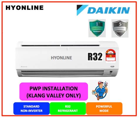 Review of the best daikin air conditioners. DAIKIN R32 WALL MOUNTED AIR CONDITIONER - NON INVERTER 1 ...