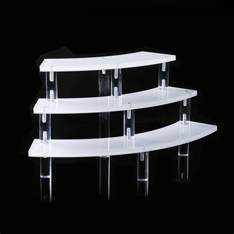 acrylic tiered display stand counter display stand supplier