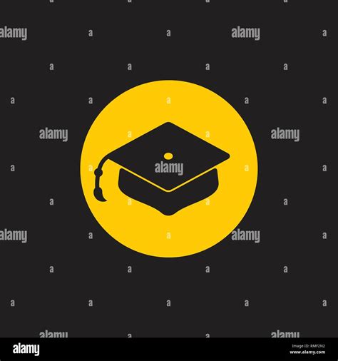 Cap Graduate Circle Logo Vector Stock Vector Image And Art Alamy