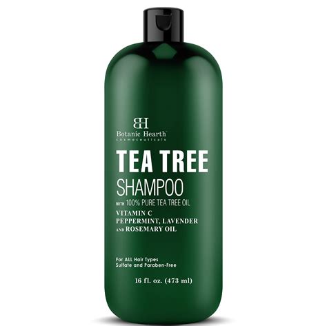 Botanic Hearth Tea Tree Shampoo - Hair Care Shampoo for Men and Women