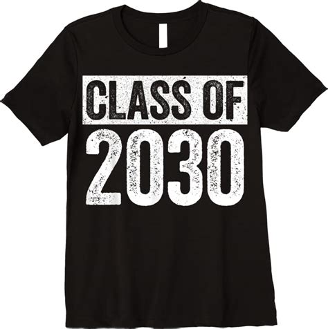 Best Class Of 2030 Senior 2030 Graduation  T Shirts Teesdesign