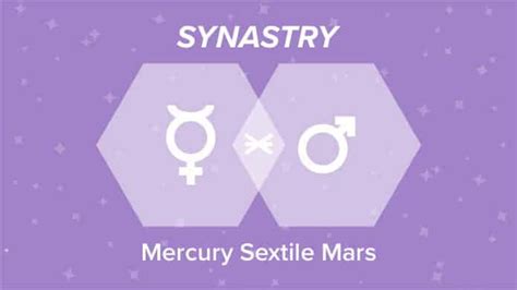 Mercury Sextile Mars Synastry Relationships And Friendships Explained