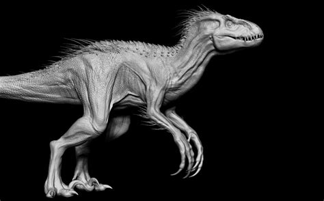 Indoraptor Concept Art W Rex Van On ArtStation At Https