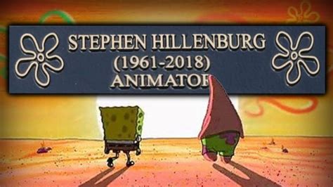 stephen hillenburg just got a great spongebob memorial youtube