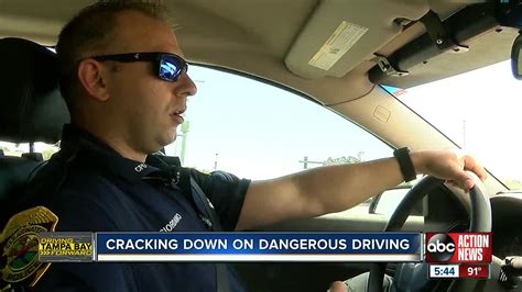 police crackdown on dangerous driving in clearwater