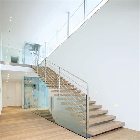 China Modern Staircase Design With Floating Timber Steps And Glass My Xxx Hot Girl