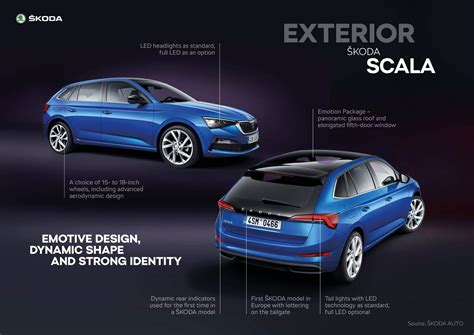 Mūsdienīgais eksterjera dizains, kas veidots sportiskajā vision rs dizaina studijā, pārsteidz ar skulpturālām formām, dinamiskiem elementiem un aizraujošu. Skoda Scala Configurator Launched, Starts from €21,500 ...