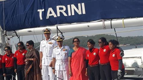 Indian Navys All Women Crew Circumnavigate The Globe On Insv Tarini In