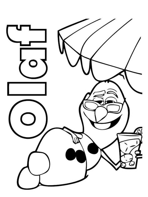 Olaf From Frozen Coloring Page Free Printable Coloring Pages Frozens