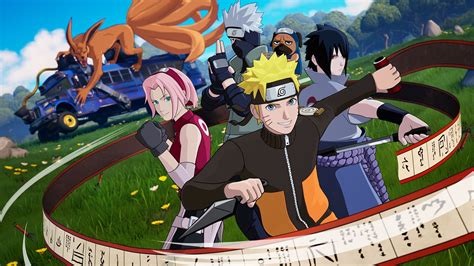 Naruto X Fortnite Is Live Now With Update 1840 As New Chapter 3 Map Teased Fortnite Sakura