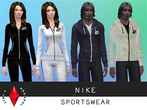 Sportswear 3 Items At Sims 4 Krampus Sims 4 Updates