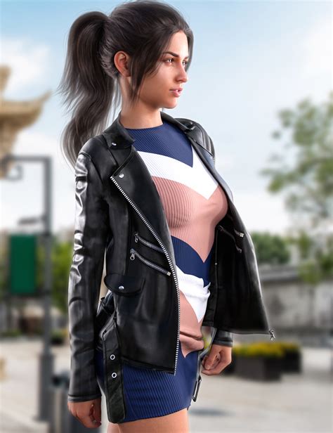 Dforce Casual Style Outfit For Genesis 8 And 81 Females Bundle Daz 3d