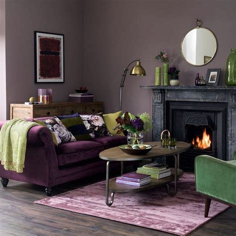 30 Deep Purple Living Room Set Decoomo