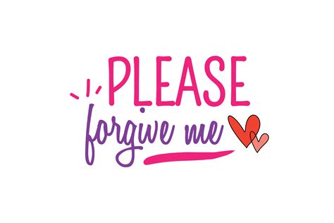 Please Forgive Me Graphic By Wienscollection Creative Fabrica