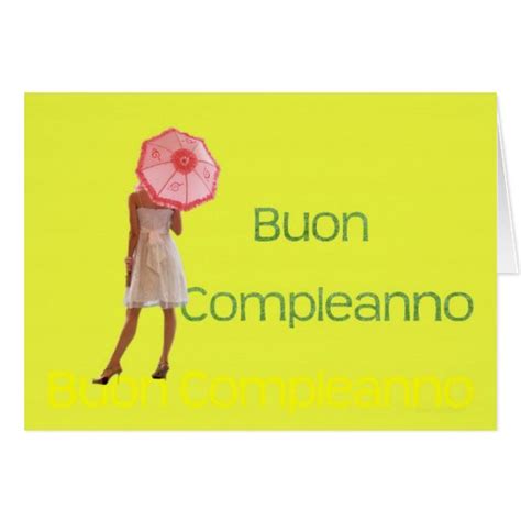 Italian Happy Birthday Cards Zazzle