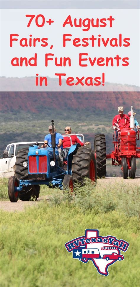 August Festivals And Fun Events In Texas Festivals