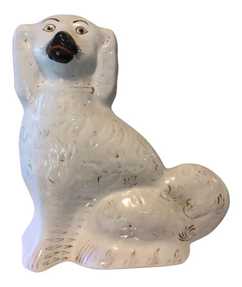 19th C Staffordshire Dog Figurine Chairish