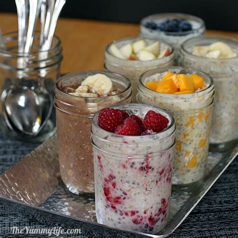 Overnight oats are a great way to make a healthy breakfast without much effort! delicious low calorie breakfast recipes